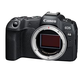 Canon EOS R8 Full-Frame 24.2 MP Mirrorless Camera Body | 4K Full HD Video Recording | (Black) - image, photos