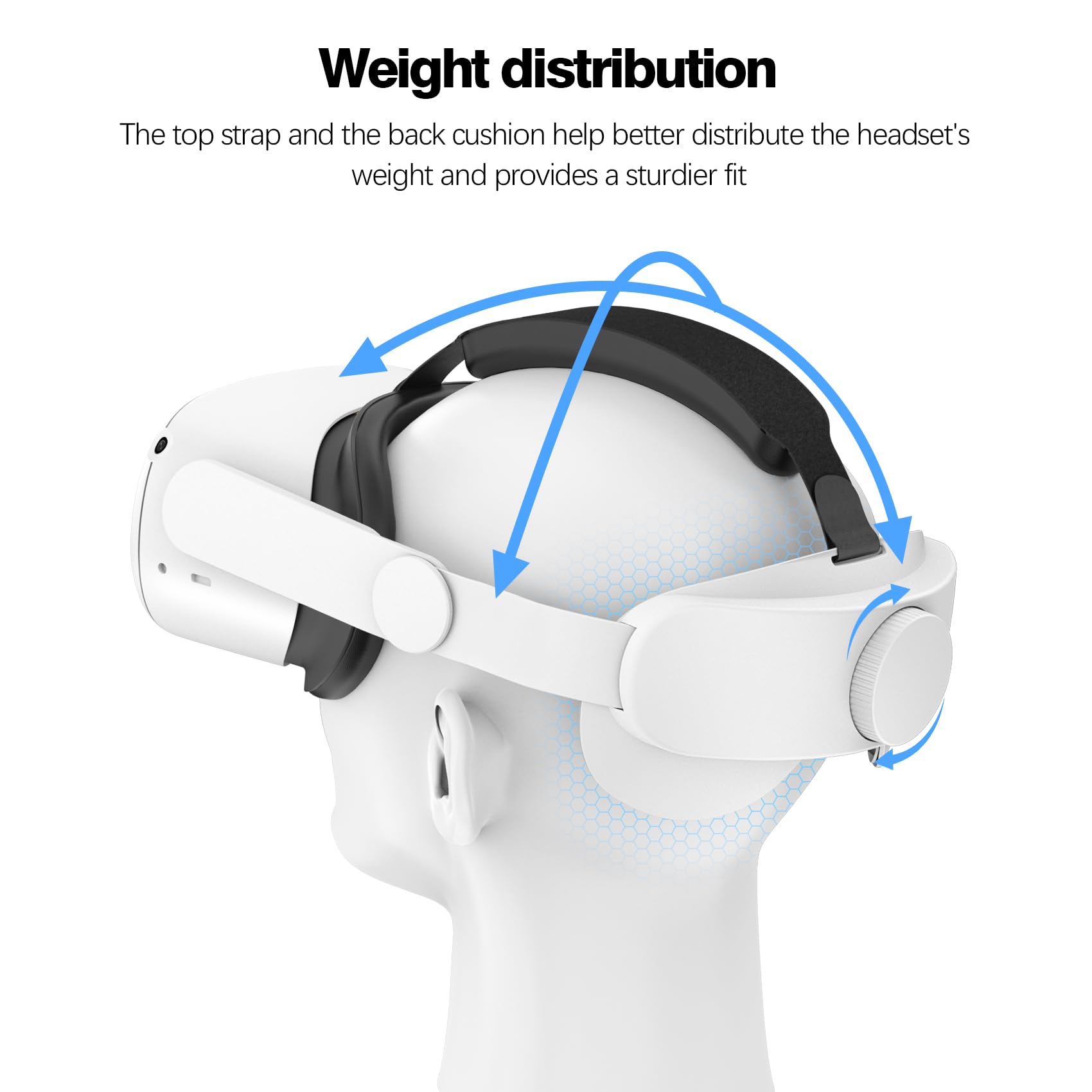 Amazon.com: VIBOSIK Head Strap for Oculus Quest 2: VR Headset