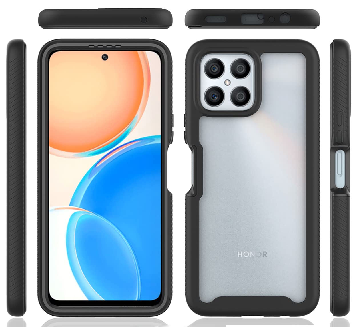 Cover Per Honor X8C - Custodia Etui TPU Silicone Anti-Shock
