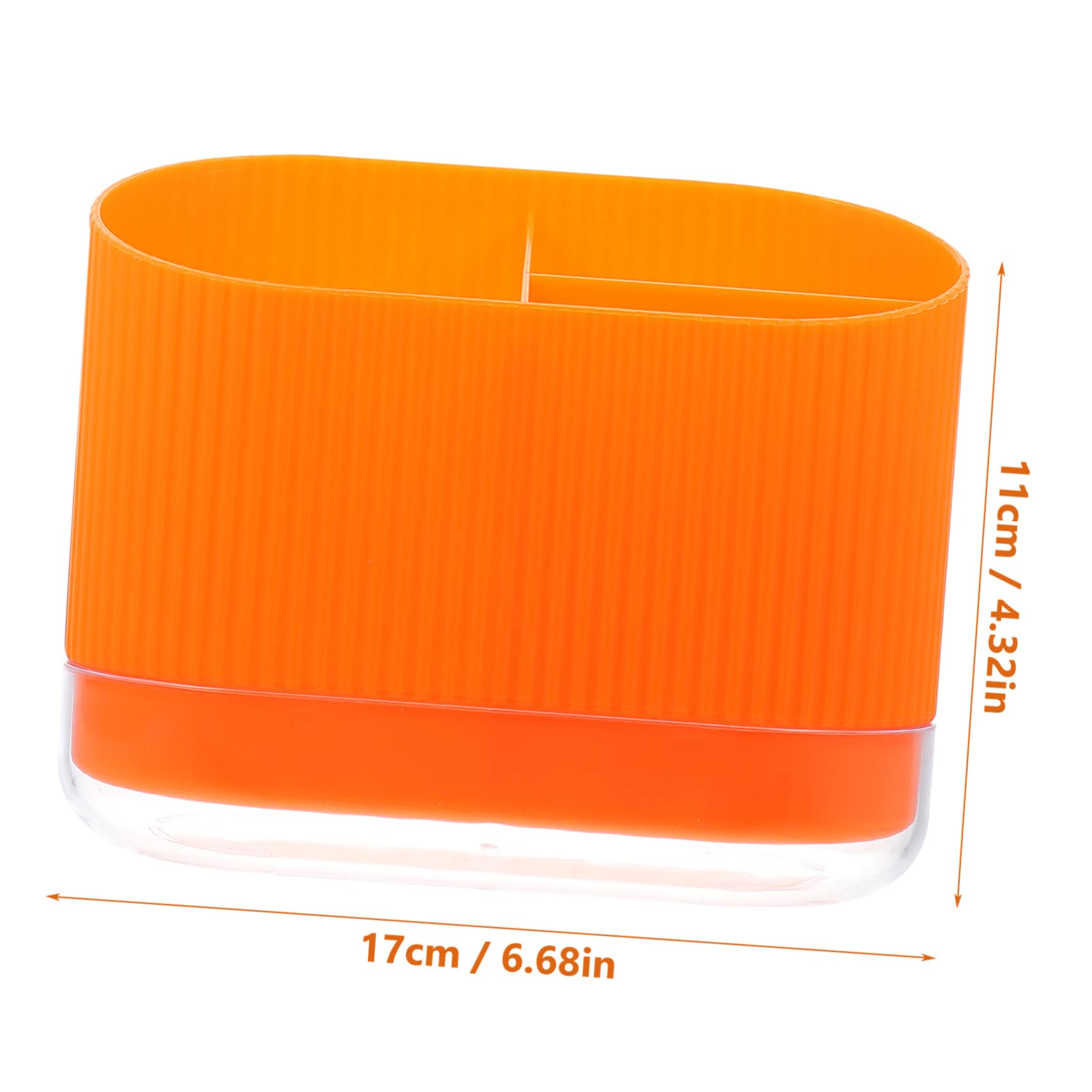 GRIRIW Multifunctional Utensil Holder with Detachable Base Practical Kitchen Spoon Container and Draining Holder for Chopsticks Forks and Spoons Vibrant Design