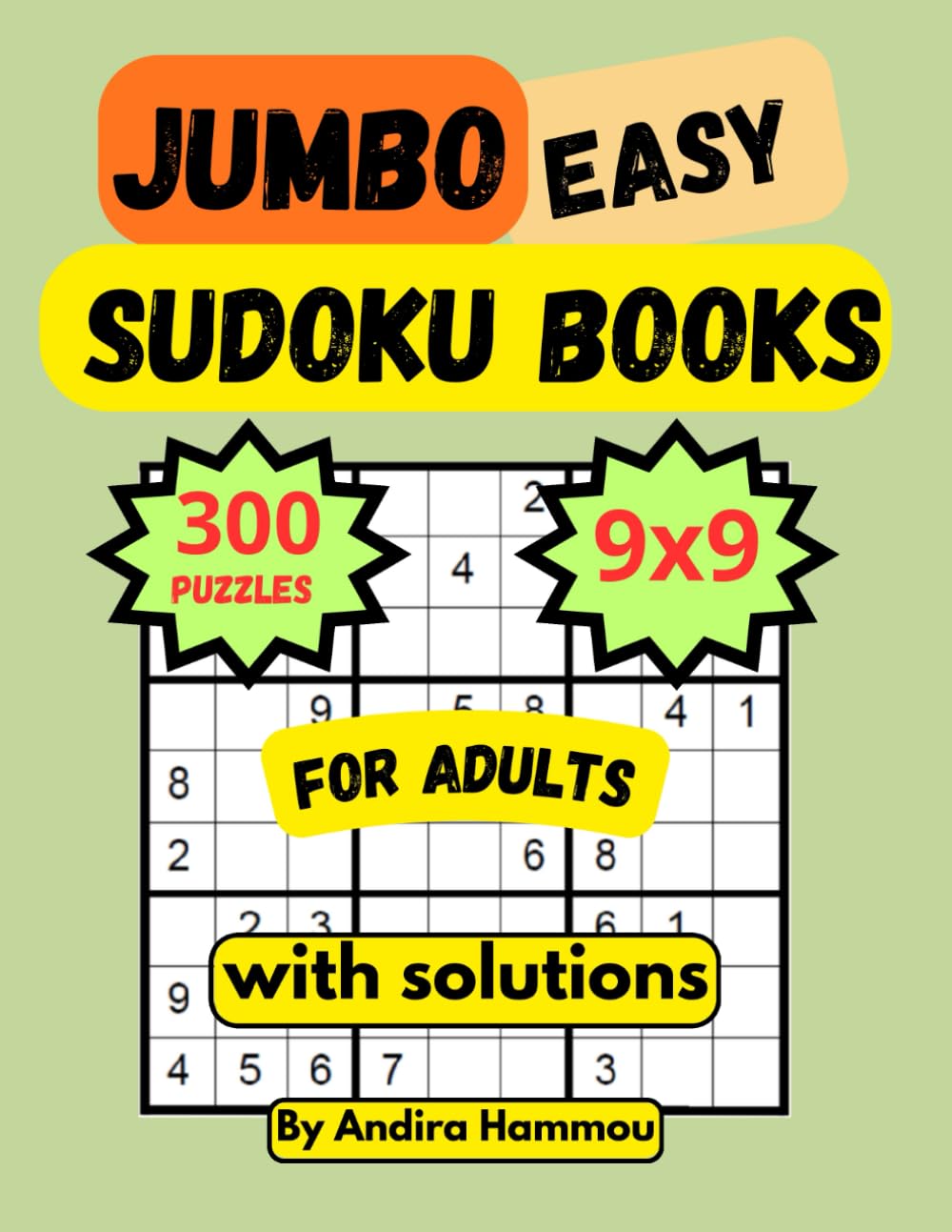 jumbo sudoku books for adults: 300 puzzles with solutions 2026