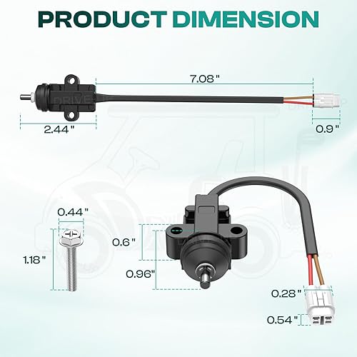Miniatura 4 de Drive-up Interruptor de parada de carrito de golf para Yamaha G14, G16, G19, G22 G29 Gas y carritos de golf eléctricos, acelerador de carrito de