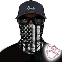 Vista 2 de Obacle - Tapabocas con cuello polar y de estilo de pañuelo contra el polvo y el sol para hombre y mujer