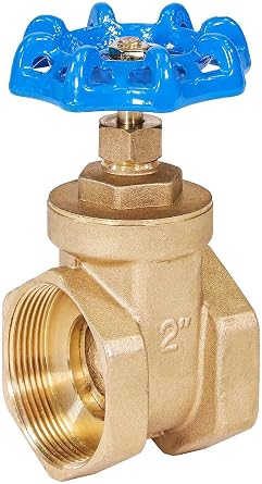 2" Brass Gate Valve Reduced Bore