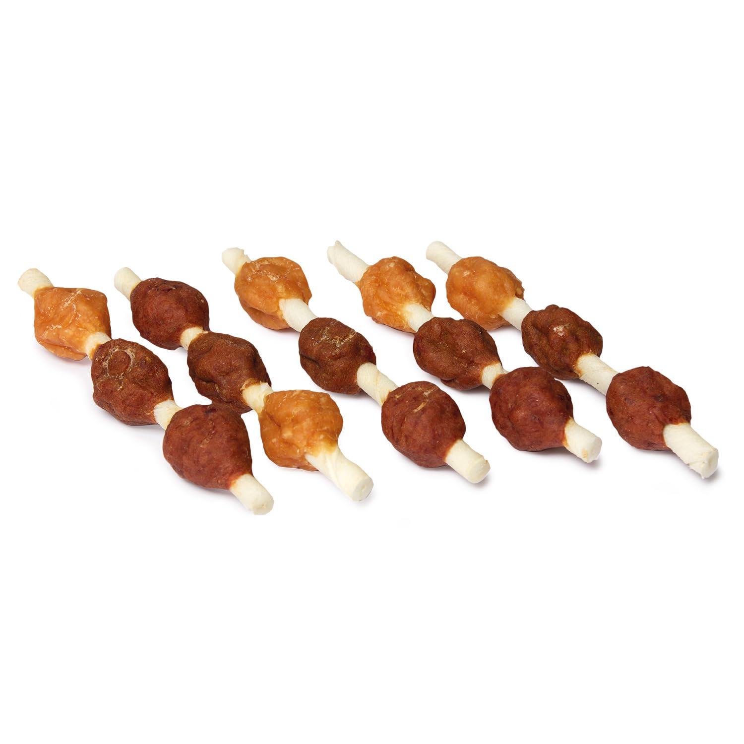 Friandises pour Chiens (Lot de 12) - Sucettes au Poulet, Canard et bœuf 100 g, friandises Naturelles pour Chiens - Arquivet