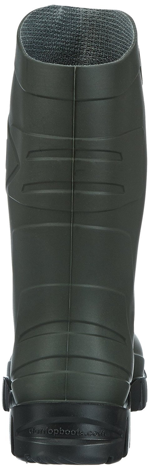 Dunlop - K580011 - Protective Dee - Bottes en Caoutchouc de Sécurité - Mixte Adulte - Vert (Green 001/Black) - 42 EU