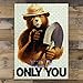 1000 Piece Jigsaw Puzzle | Uncle Sam Style Smokey Bear Only You Poster