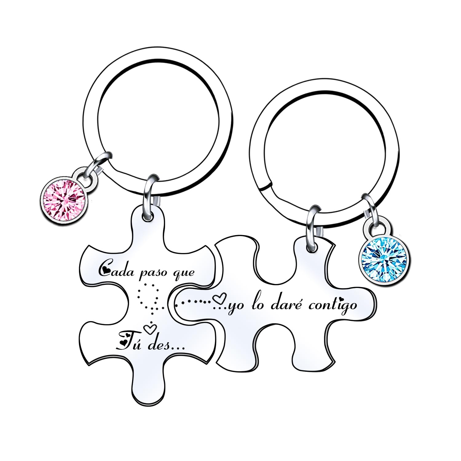 XQXQXZ Regalo Pareja Llavero de Parejas y Novios Originales Llavero de Pareja Casa Llavero Personalizado de Pareja Regalo de San Valentín Regalo Aniversario Para Parejas