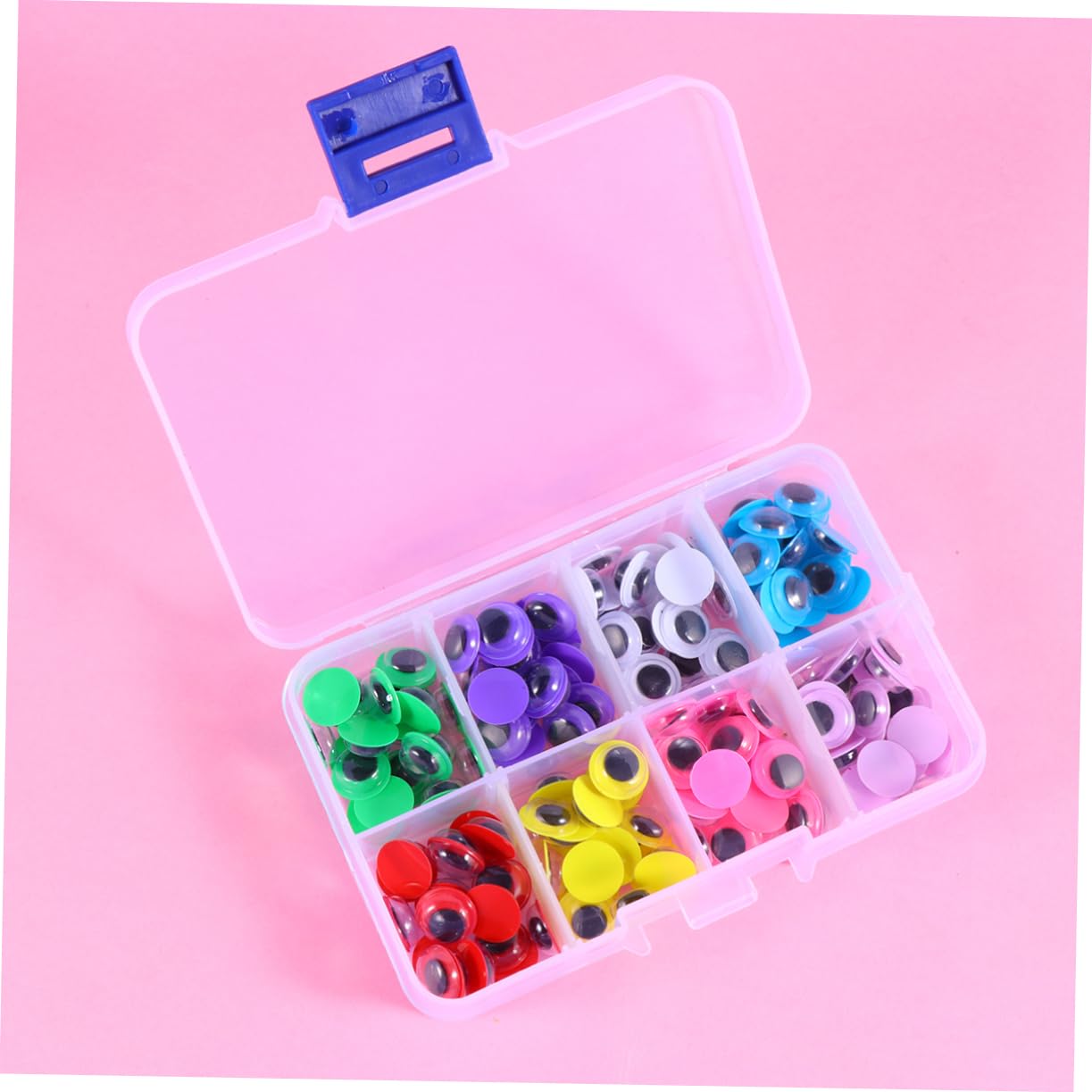 Operitacx Wobbly Eyes Accessories 160pcs 10mm Plastic Eyes Molds for Dolls Crafts Toys Early Education Toys