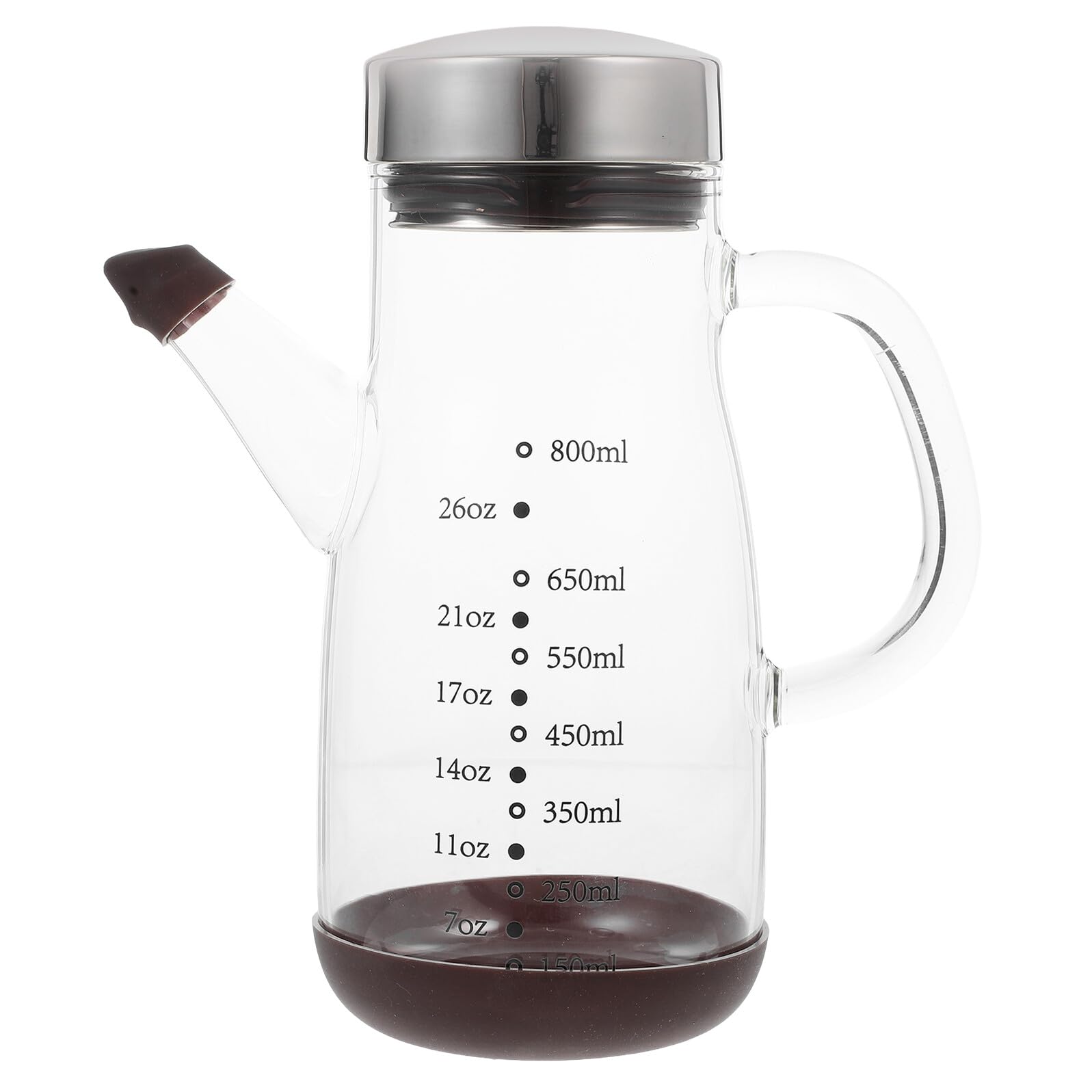 VANZACK Ölspenderflasche aus Glas mit Ausgießer, 1 Stück, Tropffrei