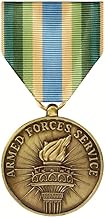 MEDALS OF AMERICA EST. 1976 Armed Forces Service (AFSM) Medal Full Size