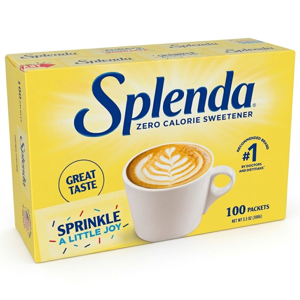 SPLENDA Edulcorante sin calorías, paquetes de una porción (100 unidades)