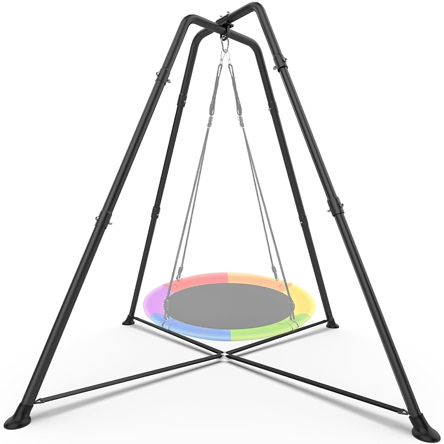 Heavy Duty Swing Frame, 330LBS Metal Swing Stand for Kids