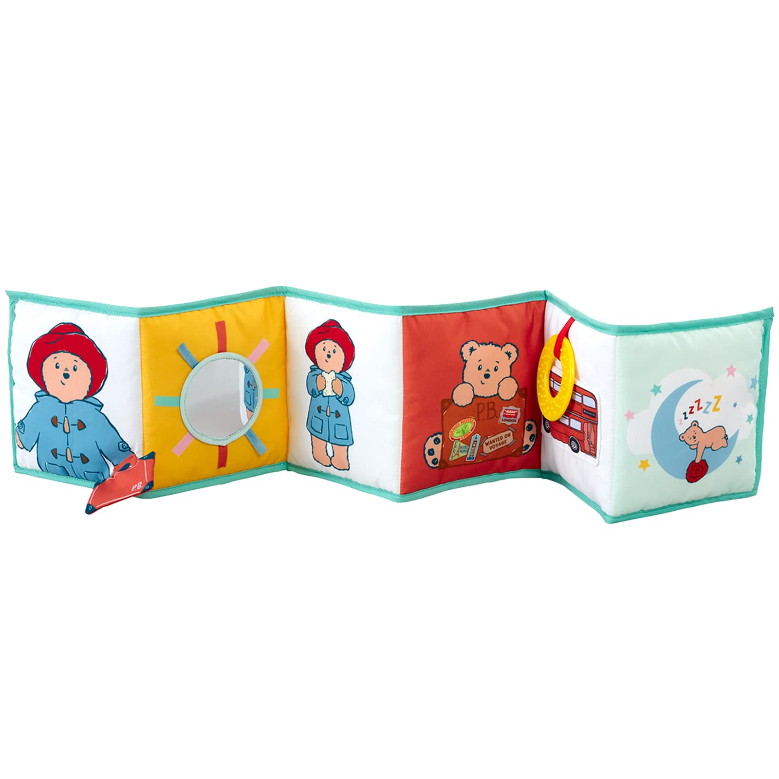 Rainbow Designs PA1684 Unfold & Discover Paddington Bear, Paddington, Classic Paddington Activity Book, Blue, Yellow, red, Green, Medium