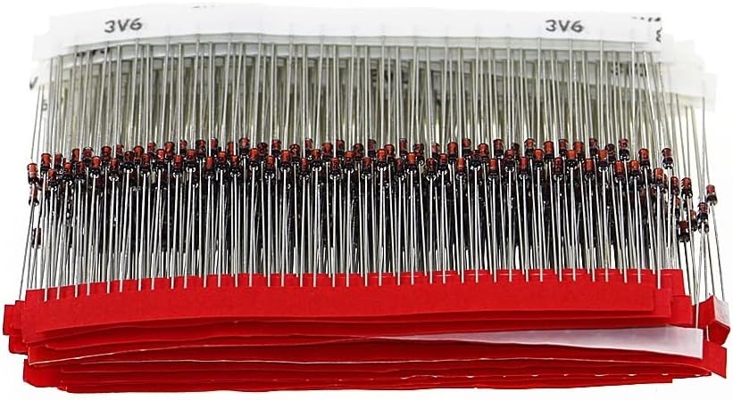 600pcs 2V - 39V 30Values 1/2W 0.5W Zener Diode Assorted Kit 20pcs Each Value