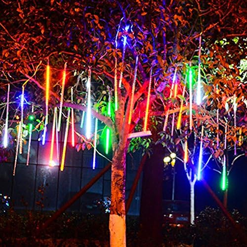 LAMPTOP LED Falling Rain Lights with 30cm 8 Tube 144 LEDs, Meteor