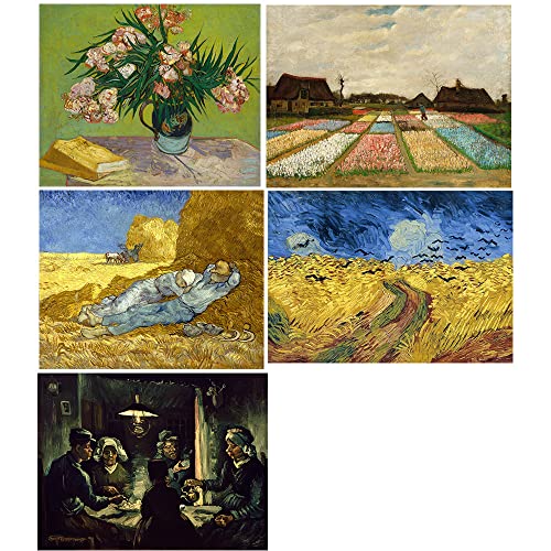 Image of Tallenge - Set of 10 - Best of Vincent Van Gogh Paintings (Vol 2) - Small Paper Poster (Paper, 12 x 17 Inches, Multicolor)