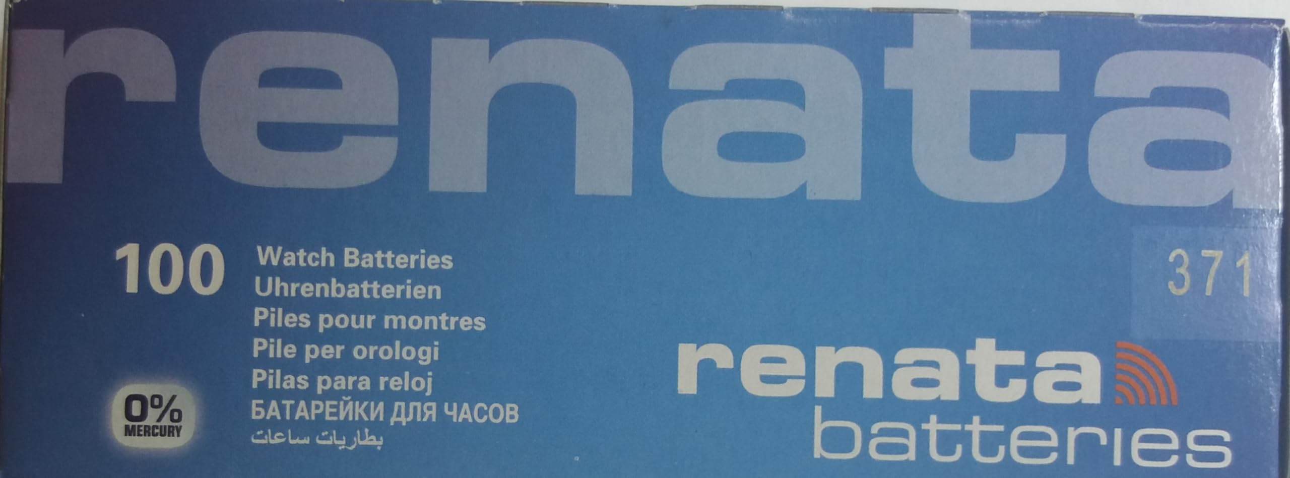 Renata SR920SW/371 1.55V batería de botón - 10x Bliste