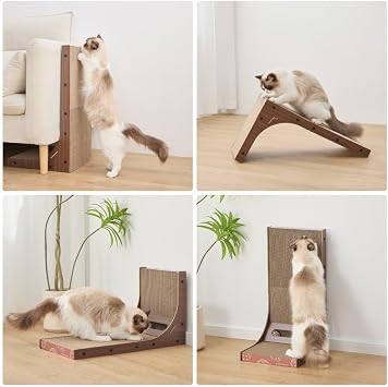 Petpals Corrugate Cardboard Cat Scratching Pad, 24 Double Side L Shaped