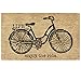 DII Natural Coir Fiber, 18x30 Entry Way Outdoor Door Mat with Non Slip Backing-Bicycle
