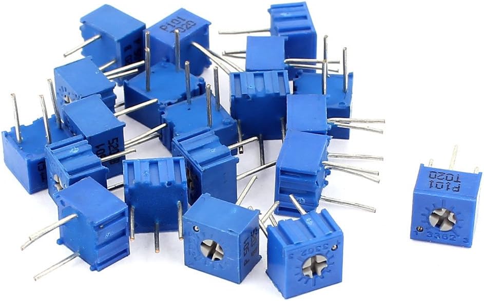 Potentiometer Trimmer Fixed Resistors Variable Resistor 3362P-501 Single Resistors 3362P-101 20Pcs