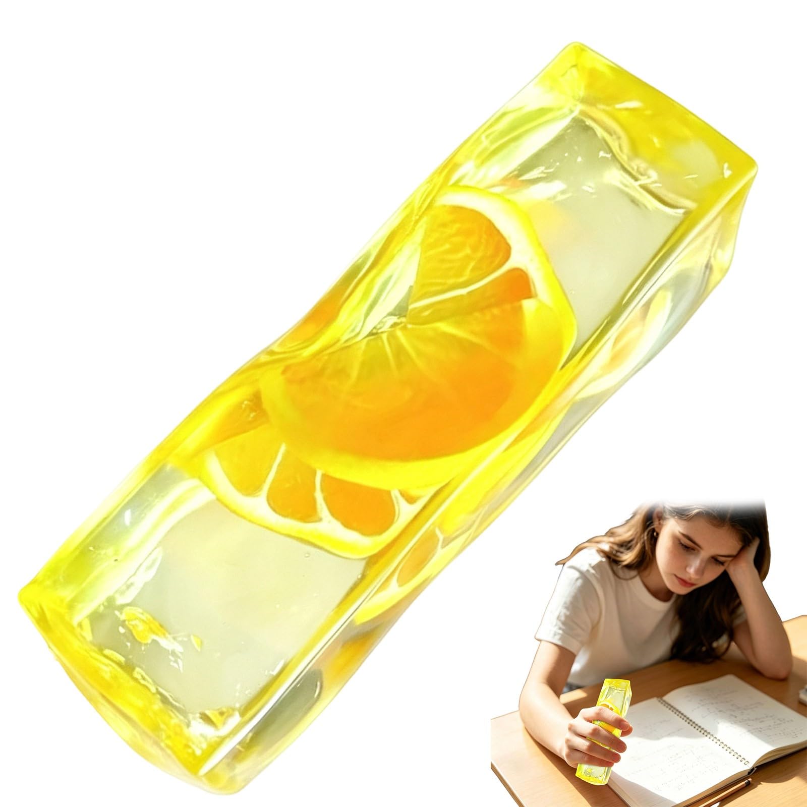 Fruit Squishy, Crunchy Squishy Fidget, Stress Relief Squeeze Fidget (FruitsD) — image 1