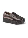 The White Pole Trendy Shiny Slip-on All Occasion Loafer Shoes For Women & Girl gallery image