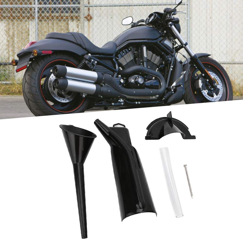 Olietrechter, motorfiets Druppelvrije oliefiltertrechter Kit Olie verversingsset Set Extra lange trechter Compatibel met motorbrandstof voor motorolie(zwart Olietrechter, motorfiets Druppelvrije oliefiltertrechter Kit Olie verversingsset Set Extra lange trechter Compatibel met motorbrandstof voor motorolie(zwart