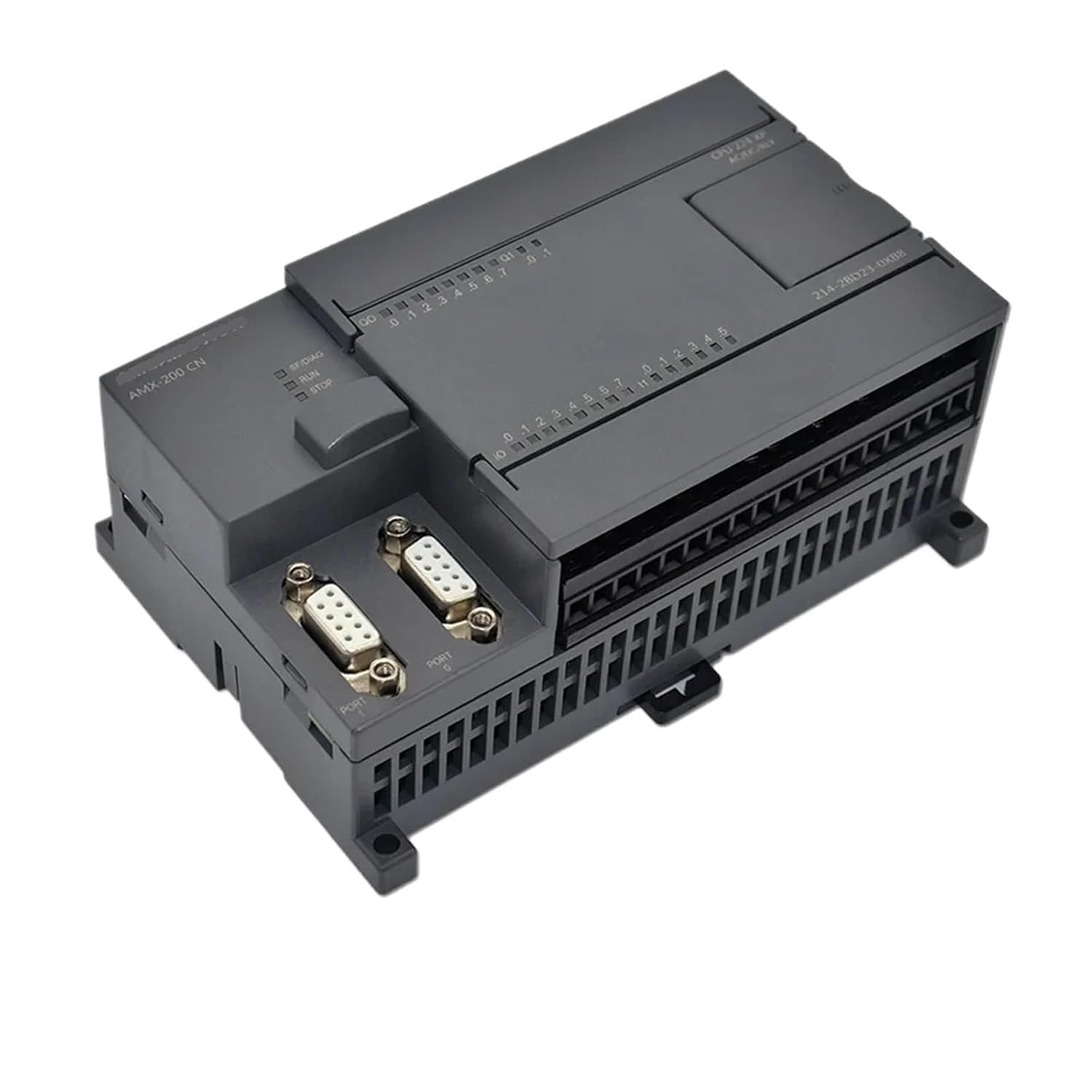 CPU224XP PLC 220V for S7-200 PLC Output Programmable Logic Controller Relay Transistor (Color : 214-2BD23-0XB8)