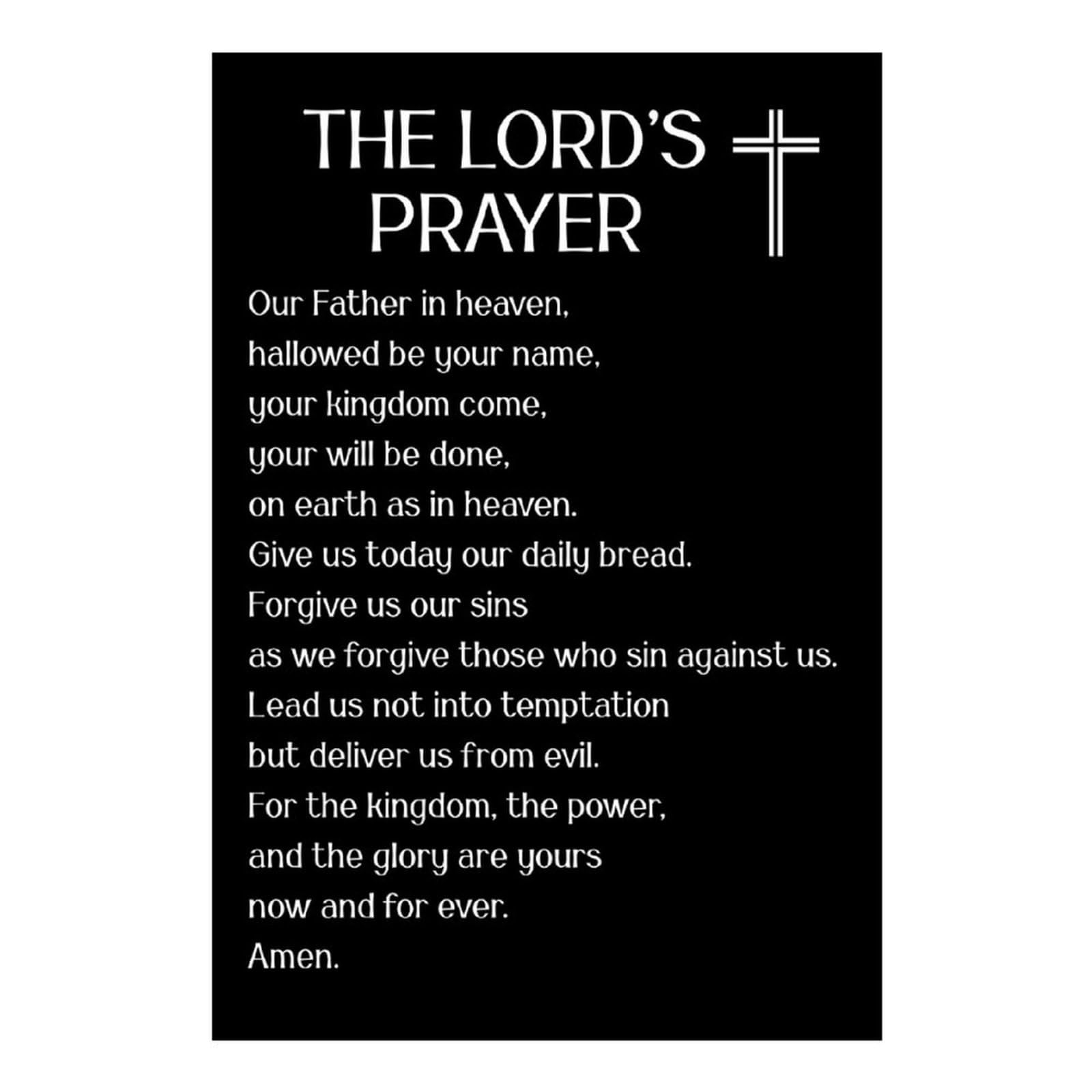 Poliuaws The Lords Prayer Small X Diamond Painting Gem Arts And Crafts Diy Diamond Art Kits Adults For Adults Beginner 8"X12"