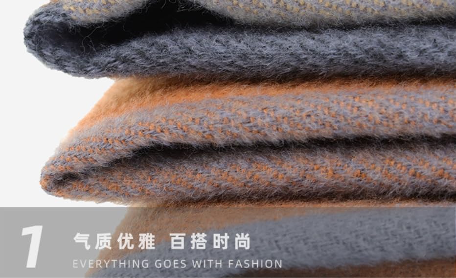 Bufanda de moda cálida y espesa que protege del frío invernal con suavidad 4