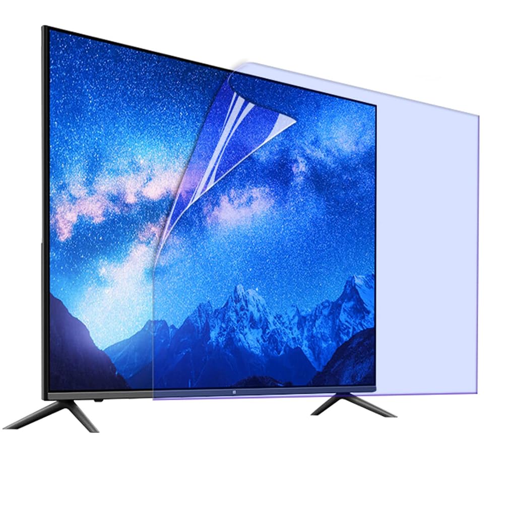 32-75 Zoll TV-Display Anti-Reflexions-TV Anti-Reflexions-TV-Bildschirmschutz Matt Anti-Blau Licht Filter/Gegen Strahlung Film Filter Film Anti für Tvs,75” 1645 * 930mm