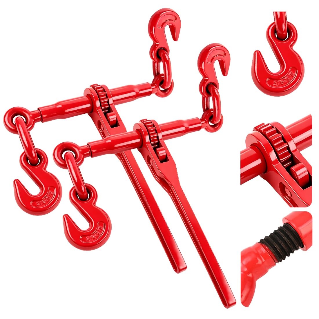 Ratchet Load Binders - Heavy Duty Chain Binders -10