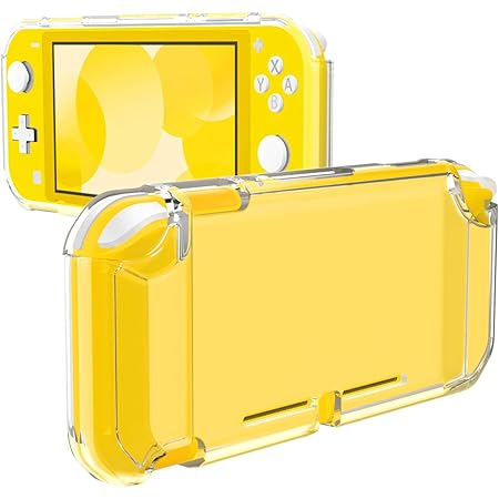 Amazon Com Moko Cover Compatible With Nintendo Switch Lite Protective Clear Grip Case Tpu Shockproof Durable Frosted Shell Compatible With Nintendo Switch Lite Console Yellow Electronics