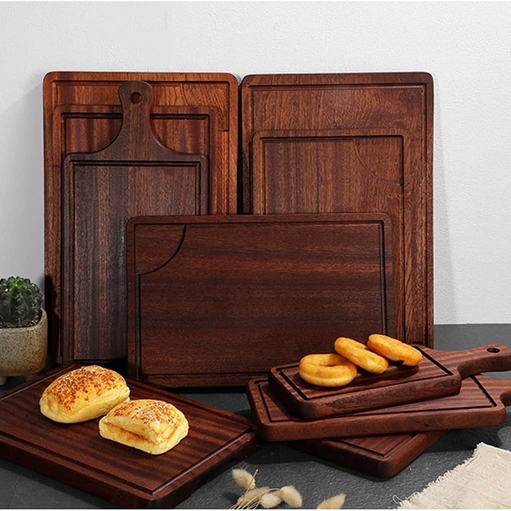 Round Pizza Board Premium with Hole Design Pizza Tray for Baking Pizza Bread Cheese Antipasti Fruit Vegetables(40x20x2cm)