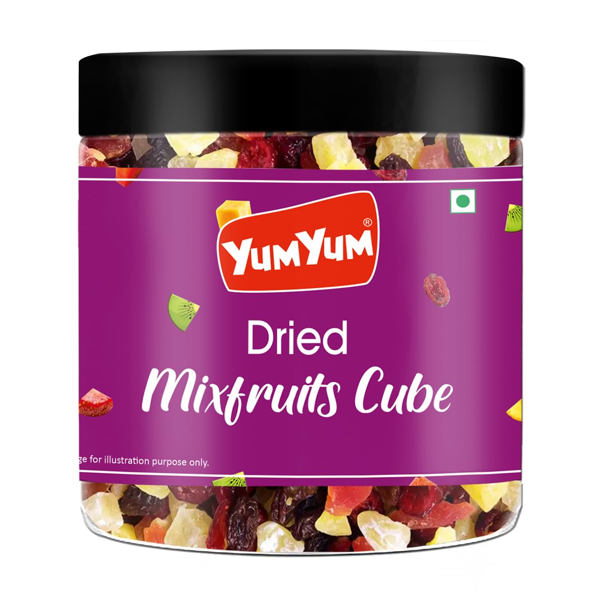 YUM YUM Mixed Dried Fruits 200g | Cranberries, Strawberries, Kiwi, Pomelo, Mango & Pineapple | Ready-to-Eat Fruit Mix | No Added Preservatives | Snack for Home, Office & Travel.-image-17