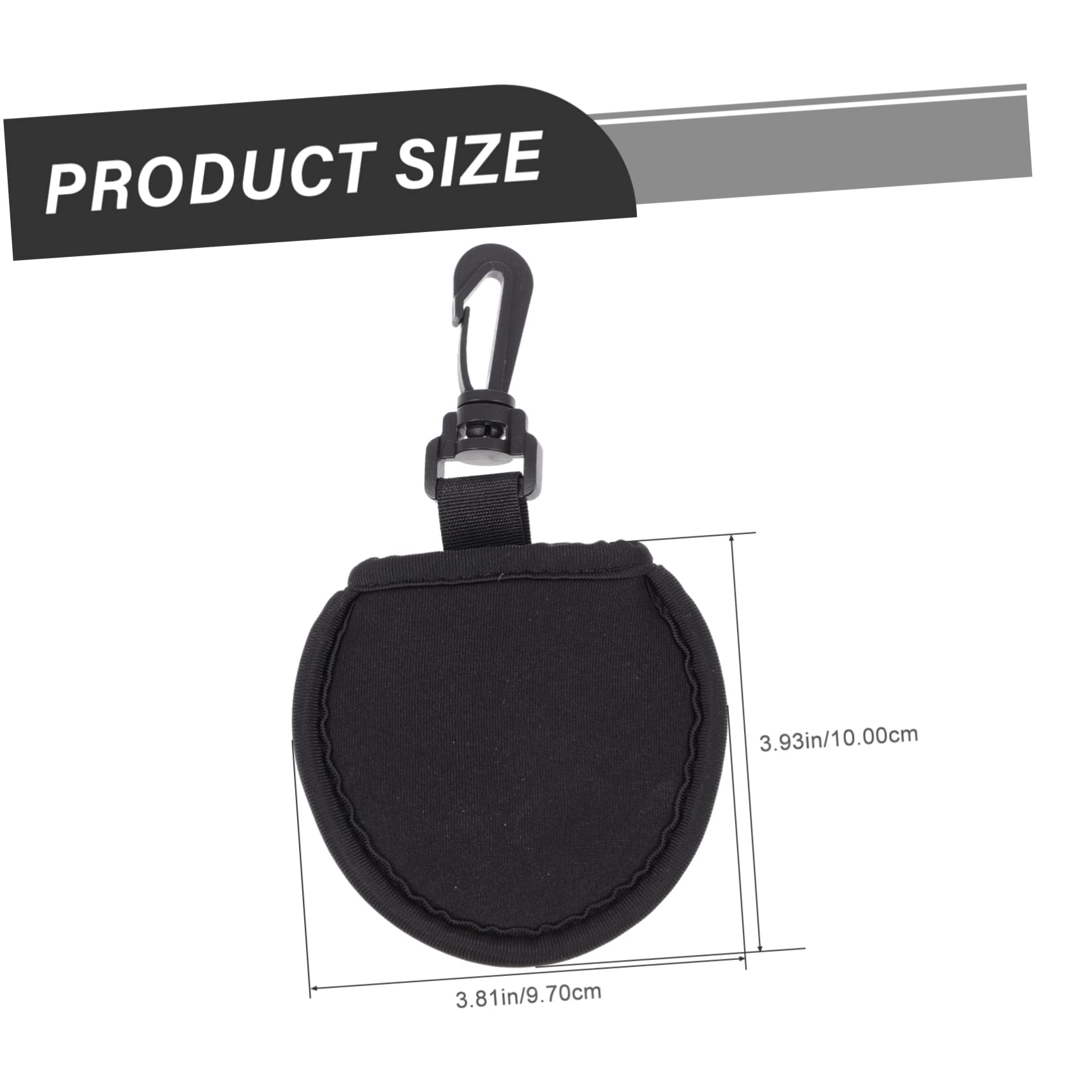 BRIGHTFUFU Balls Cover Multi-Directional Protector Portable Cleaning Bag Cloth Golf Ball