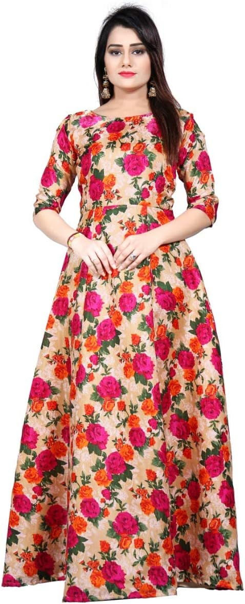 Clothfab Women's cotton a-line Salwar Suit Set