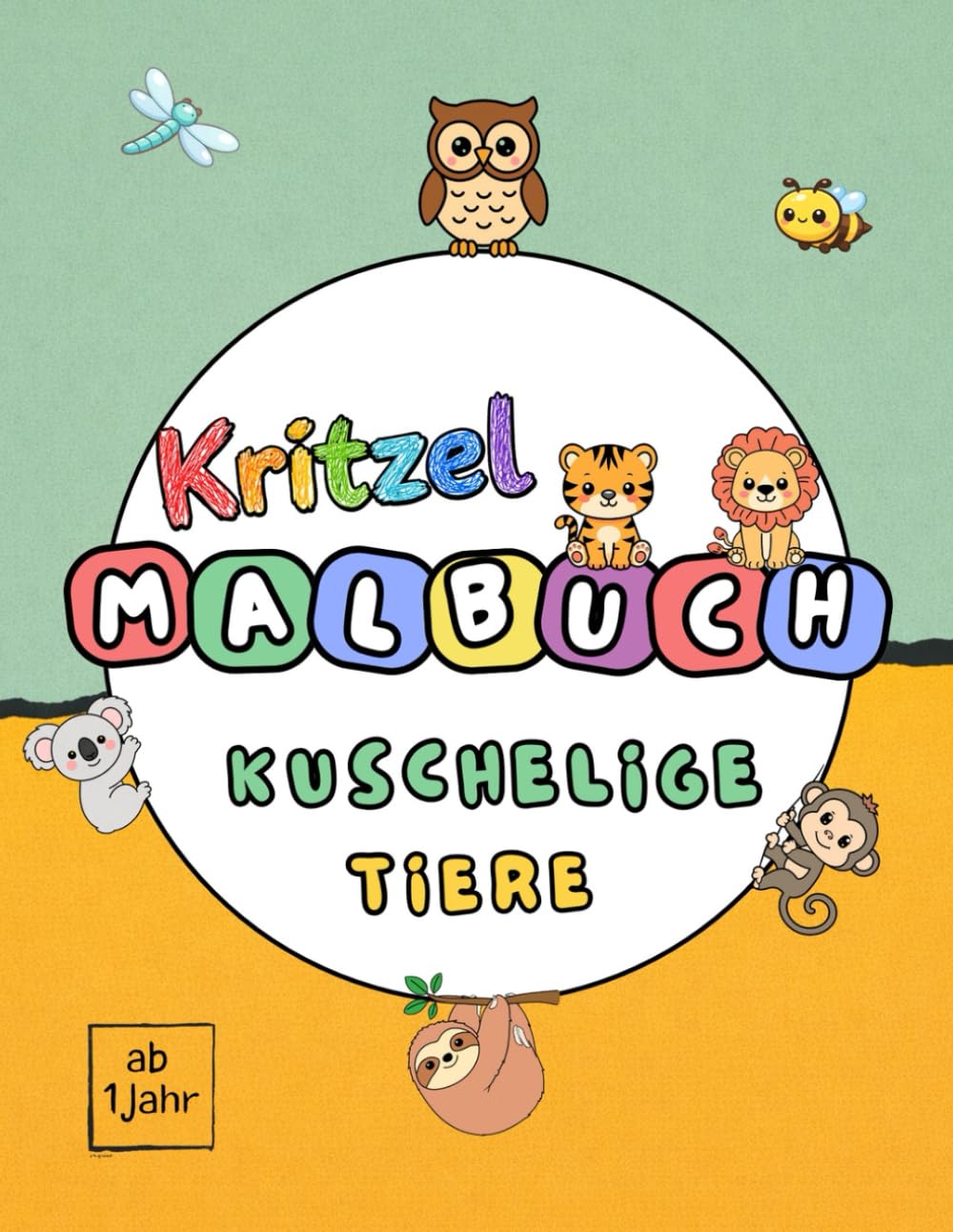 Mein Kritzelbuch: Erstes Mal- und Kritzelbuch für Kinder von 1–3 Jahren | Fördert Feinmotorik & Kreativität