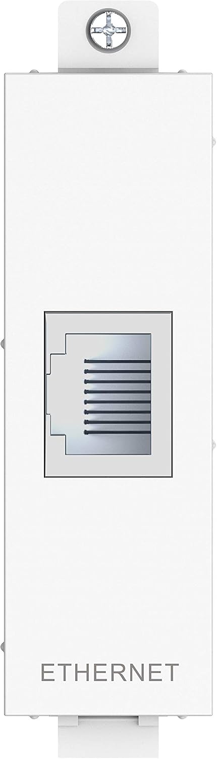R Vision Socket Vision TC3 RJ45 Socket-Outlet – White – BigaMart