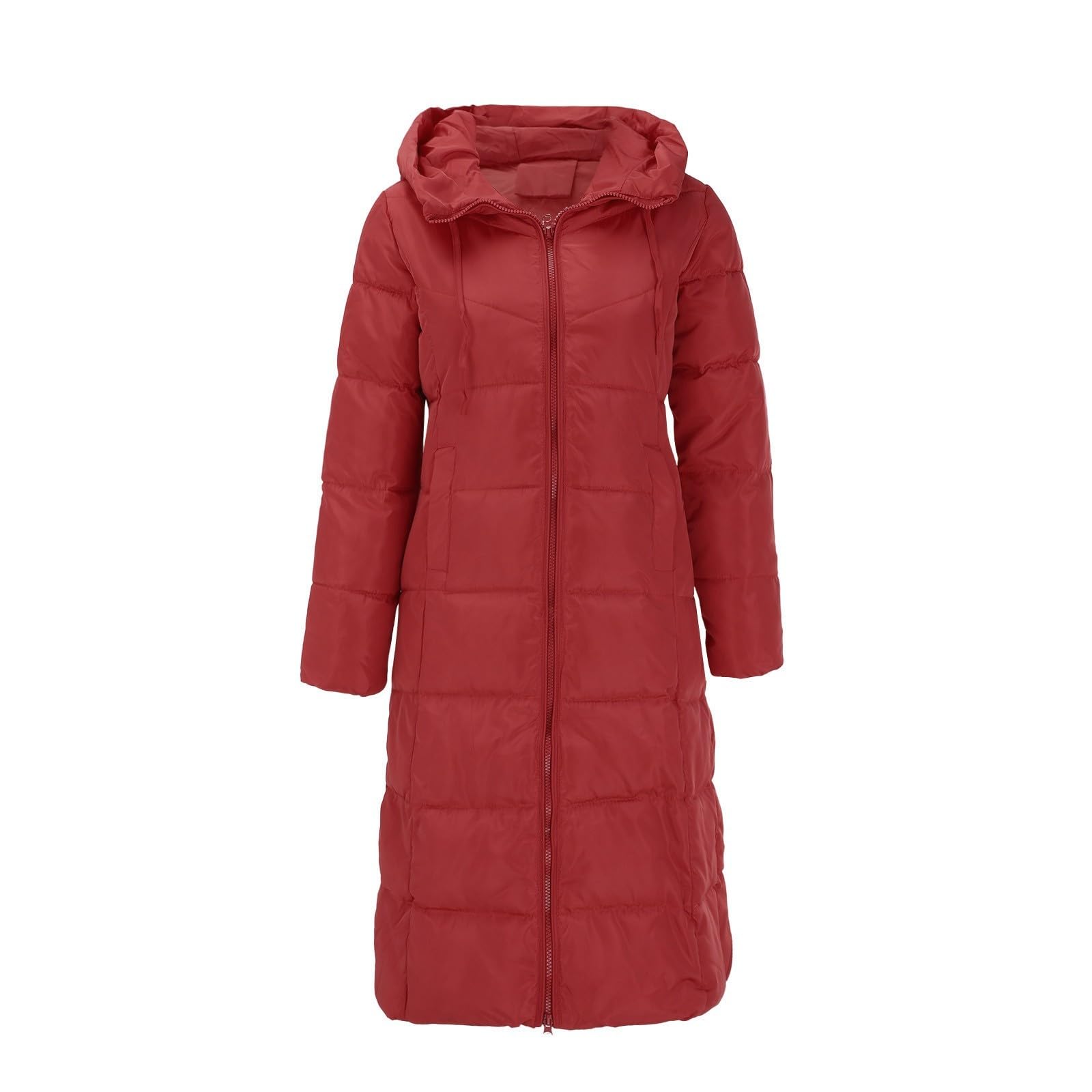 Giacca calda da donna, piumino pieghevole con cappuccio, per donna, cappotto invernale leggero, cappotti da donna, invernali, lunghi e invernali, da donna, con cappuccio