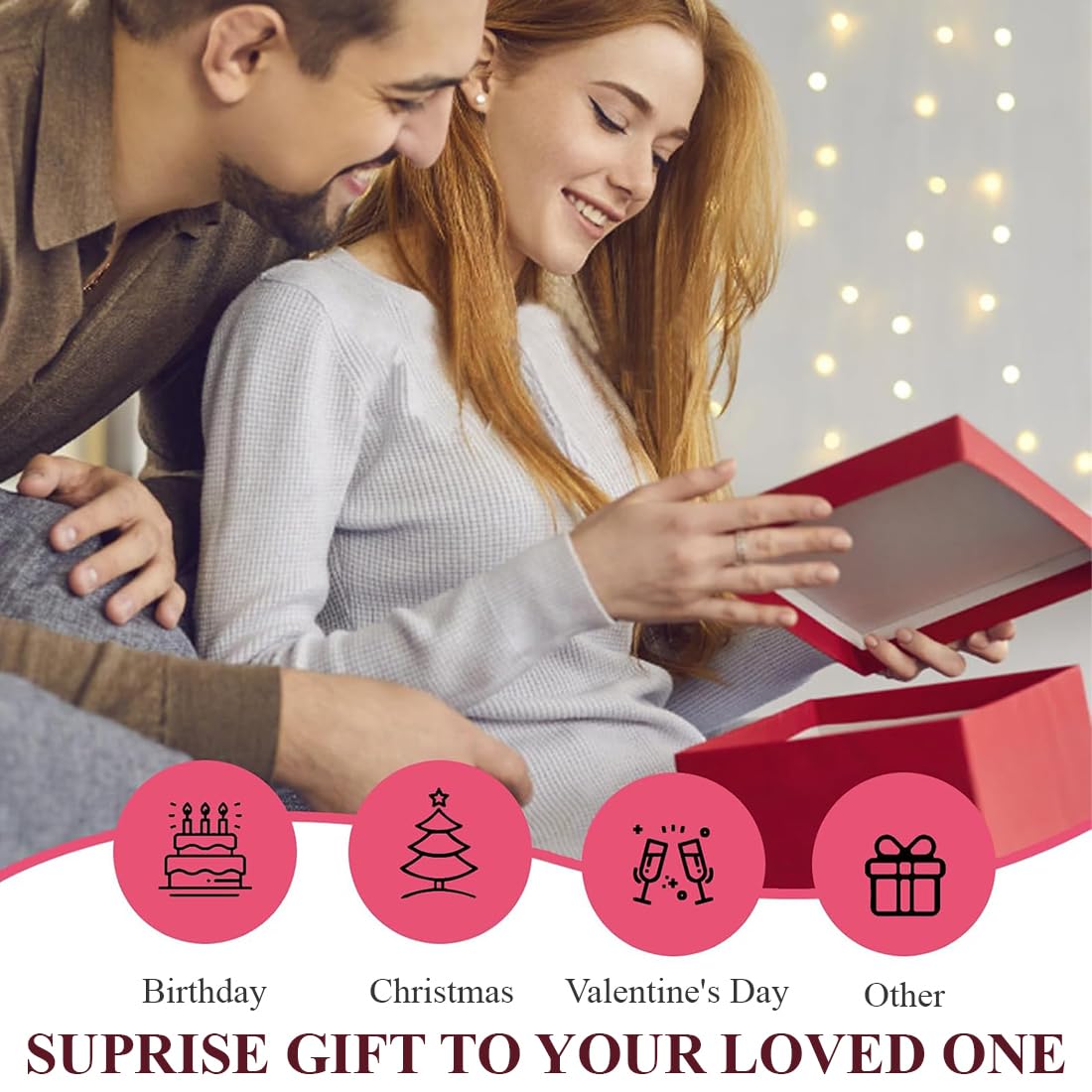 Supporto Kindle Magnético a Cuore con Impugnatura e Stand Piegabile per Smartphone/Tablet/Kindle