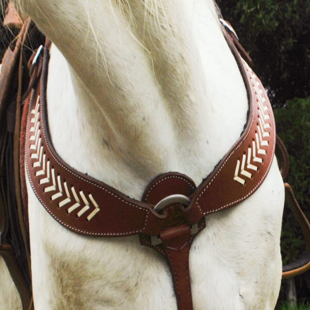 western-breastplate-western-brown-color-leather-roping-breast-collar