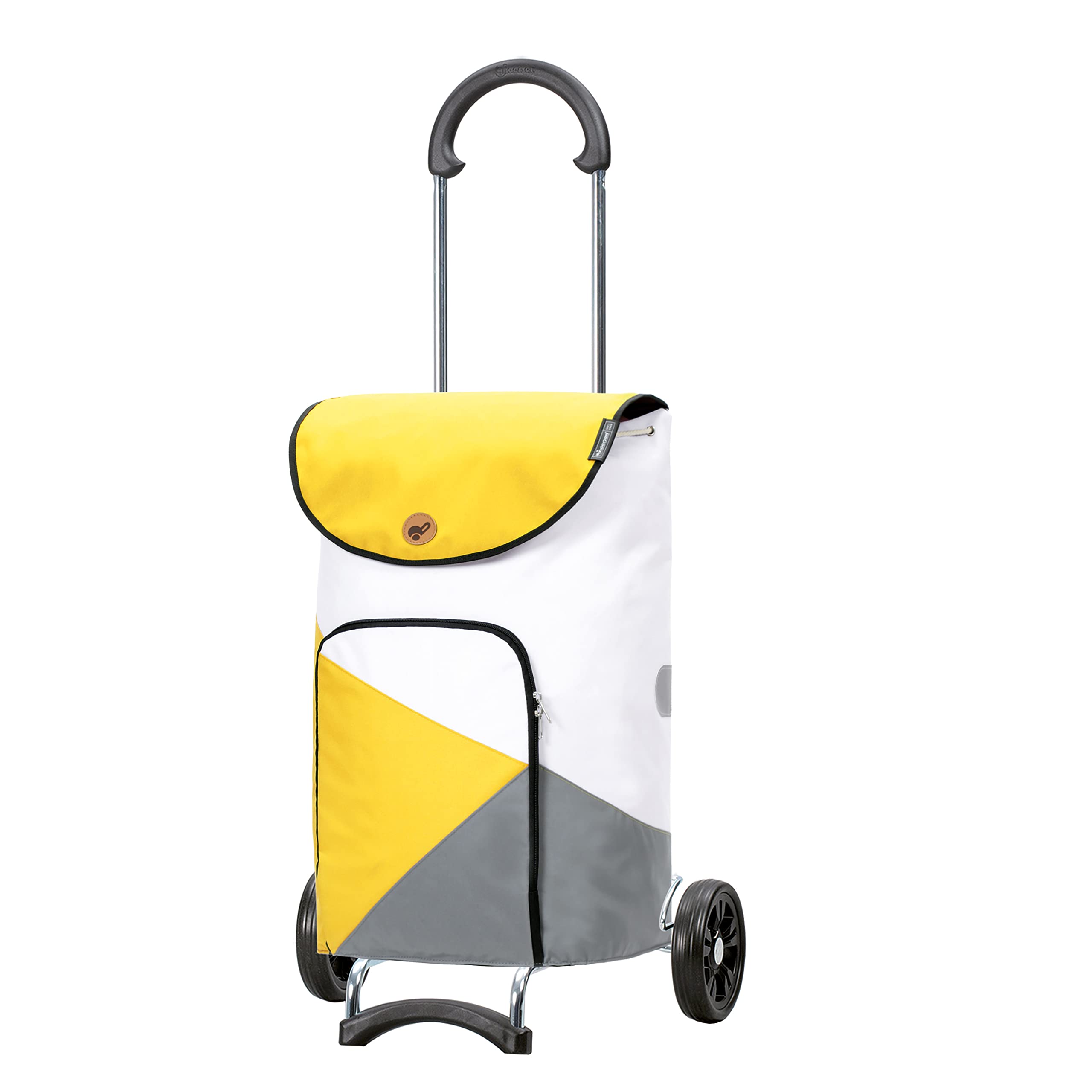 ANDERSEN Einkaufstrolley - Scala Shopper Ester gelb 47 L Einkaufsroller,hochwertig,wasserabweisend, klappbar, leichtgängig, leise Räder