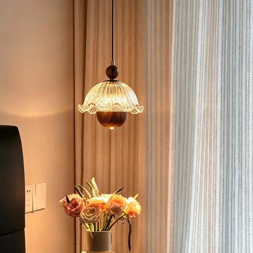 Lampada a soffitto in stile italiano con design a petali lampadario LED vintage francese Lampada a sospensione in stile Wabi sabi Altezza regolabile Ferro Camera da letto Sala da pranzo
