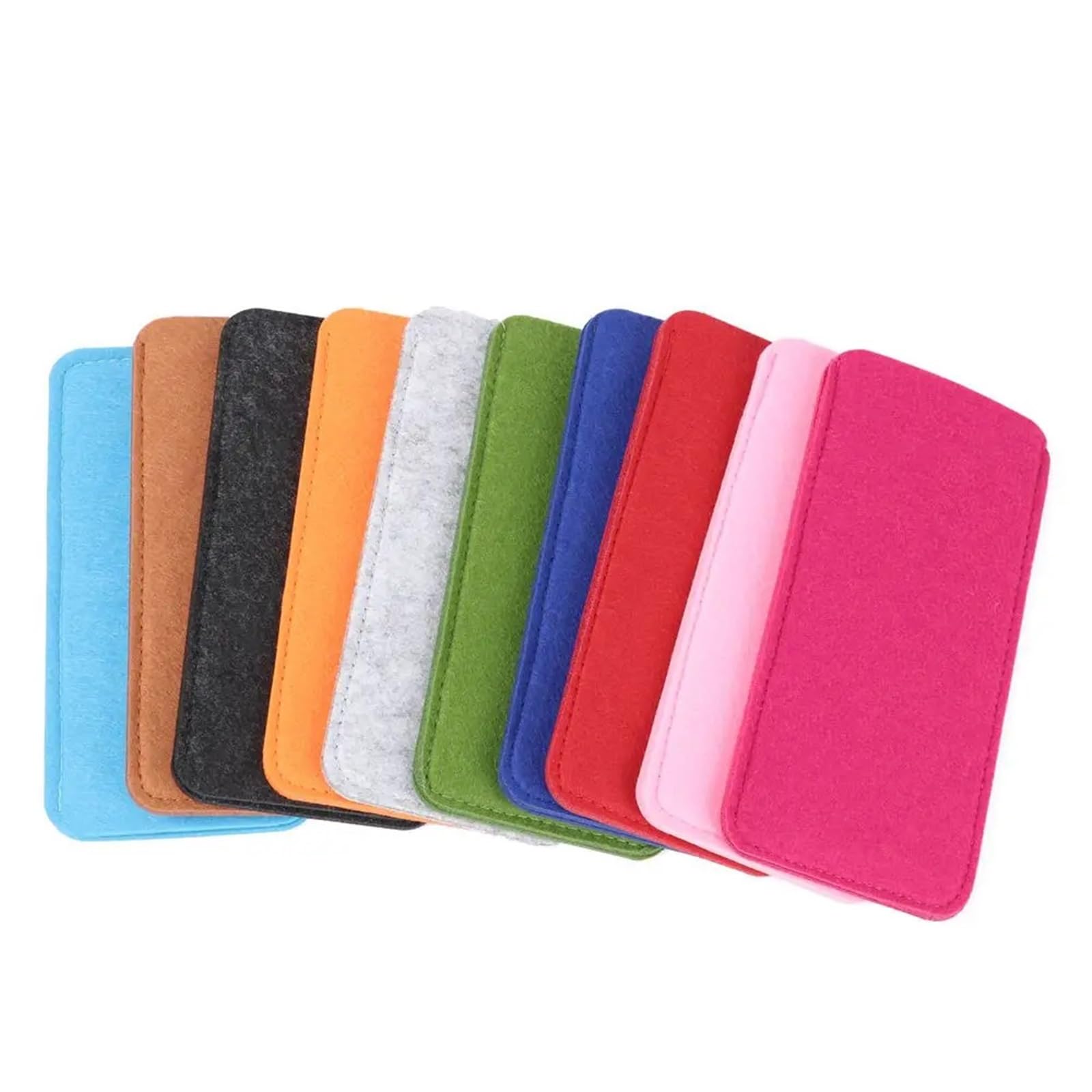 Etui na okulary 20 szt. Miękkie etui Przenośne ochronne Pure Color do czytania(Camel)