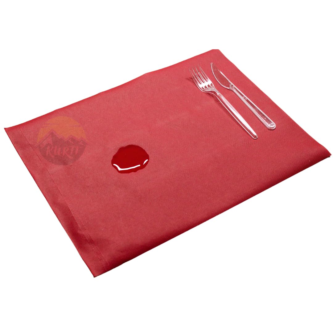 KURTT - 250 Tischsets, 30x40cm Rutschfestes beschichtetes Papier Tischset - Wasserabweisender Untersetzer, Untersetzer (250, Blau)