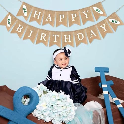 Miniatura 4 de Cartel de feliz cumpleaños de tabla de surf