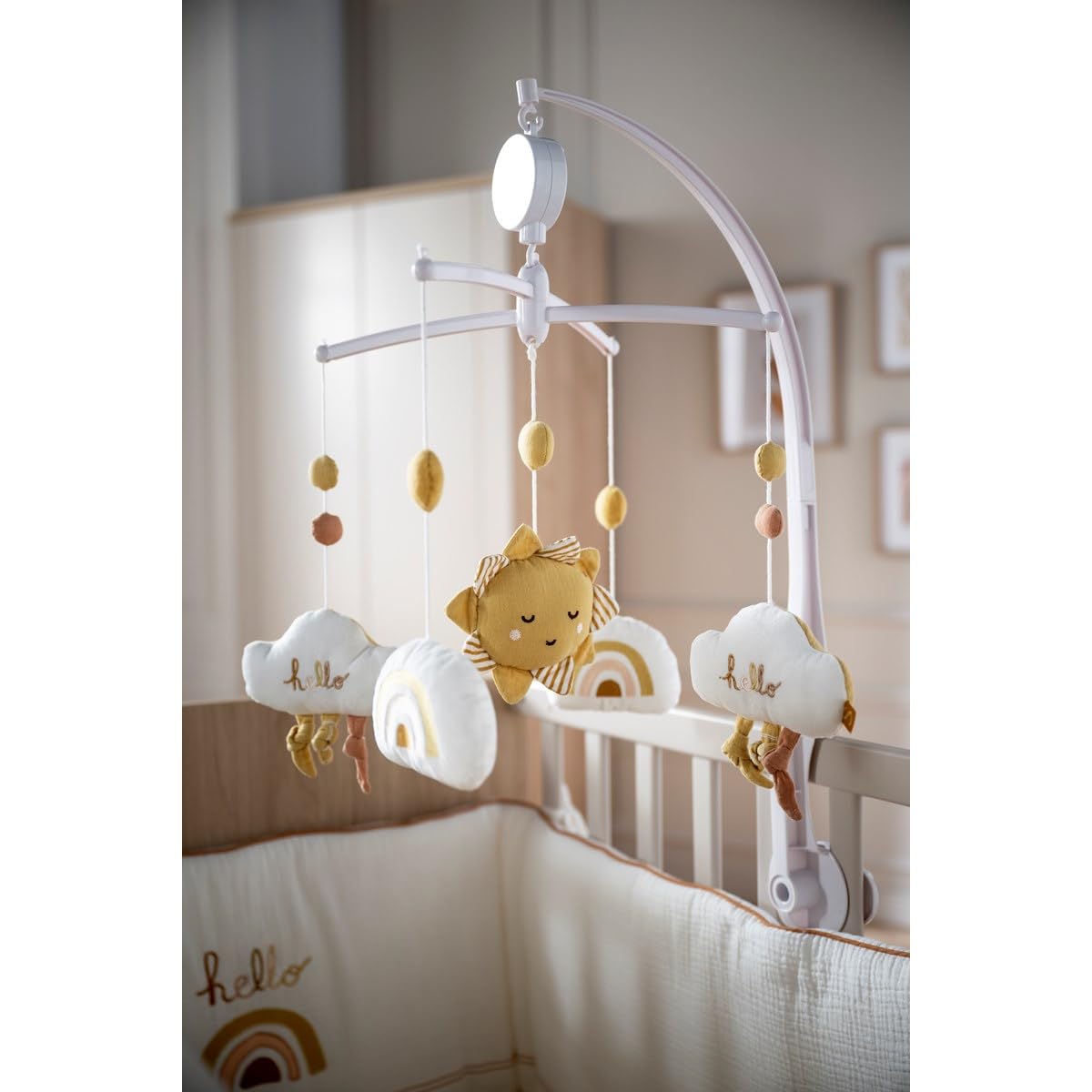 Música móvil cuna | Sunlight | Cuna móvil | Decoración de la habitación del bebé | Regalo nacimiento | Sauthon