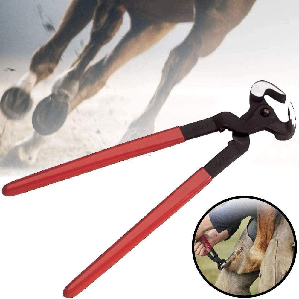 Pinzas para caballos, herrador de caballos, herramienta para recortar cascos, cortador de pezuñas para herrador de caballos, kit de herramientas para recortar cascos, herramienta de limpieza de uñas